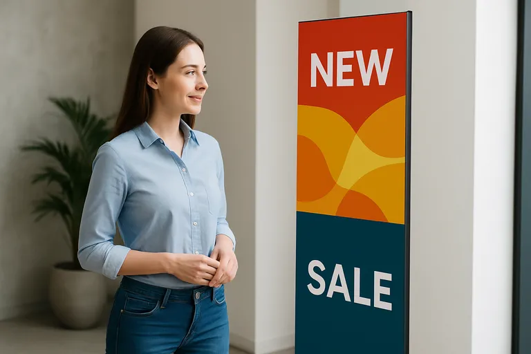 Totemdisplays voor opvallende presentaties