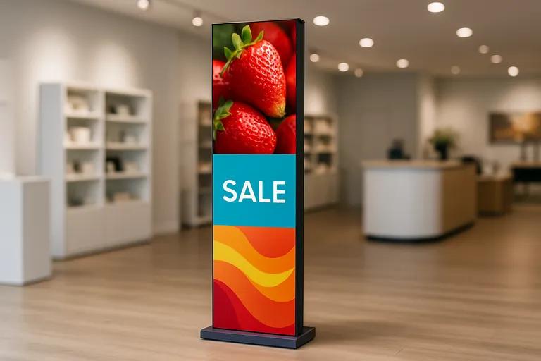 Totemdisplays voor opvallende presentaties